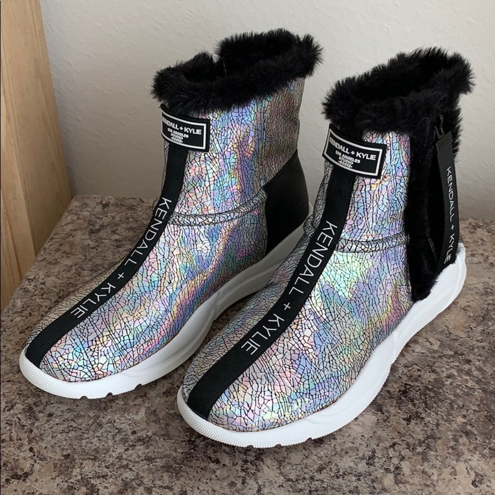 Kendall & Kylie Iridescent Boots